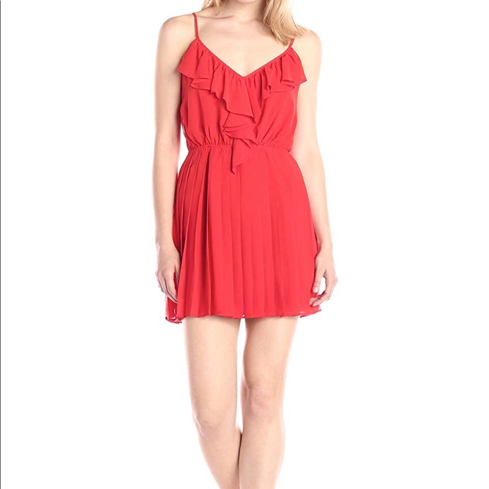 Y2K BCBGeneration Lava Red Dress Small